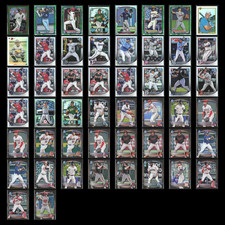 Huge Premium Bowman Chrome Parallel Lot - 50 MLB Baseball Cards - Bulk | Dealer