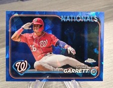 Stone Garrett 2024 Topps Chrome Sapphire #68 Washington Nationals