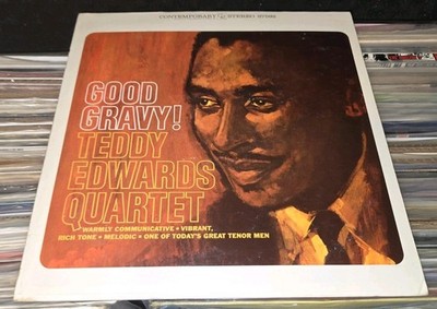 Teddy Edwards Quartet Good Gravy! 1962 Stereo Contemporary Records Jazz Vinyl LP