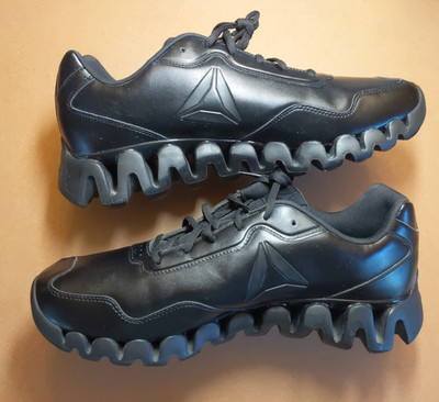 Reebok Zig Pulse-LE Men's Shoes Black BS7680 12.5 Black Sneakers - NEW