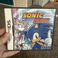 Sonic Rush (Nintendo DS, 2005) NTSC USA Version Complete In Box With Manual Used