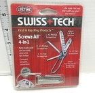 SWISS+TECH SCREWZ-ALL- 4 IN 1 KEY RING-NEW IN PACKAGE---VINTAGE-2007 — photo 1