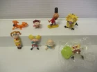 Nickelodeon/Nicktoons Vending Machine PVC Cartoon Figures Lot of 8 (PP)
