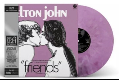 Elton John Friends OST HMV Centenary Pink Marble Vinyl LP /750 FAST DISPATCH