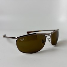 Ray-Ban RB3119M Olympian I Deluxe Brown W Brown Glass Lens Men's 62mm Sunglasses