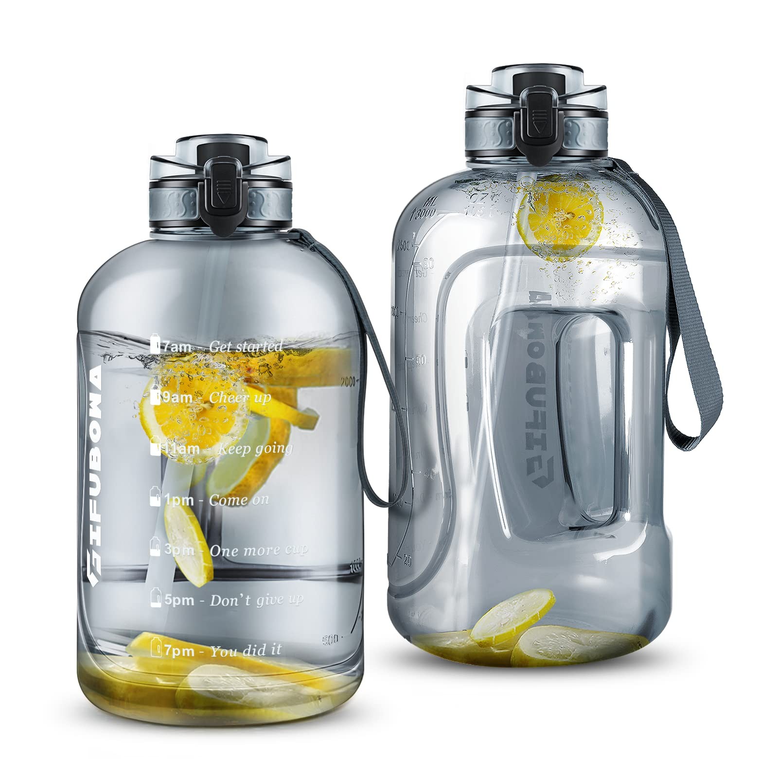 With Handle Bpa Free Leakproof Motivational Big Sport