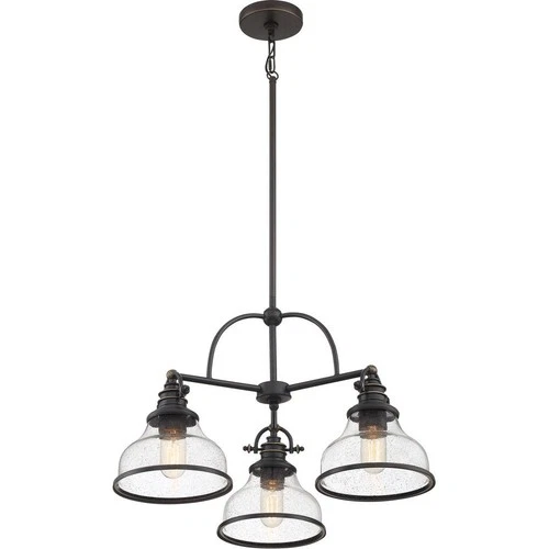 Grant - 3 Light Medium Chandelier-Palladian Bronze Finish    -Traditional - Picture 3 of 4