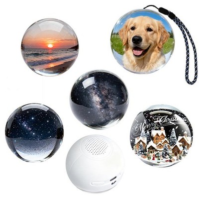 2026 New Christmas Memory Sphere Lamp, 2.7'' Crystal Ball Video Player