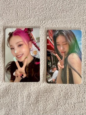 ITZY Photocard Set Yeji Official Crazy in Love PC + Chaeryeong Lomo Card