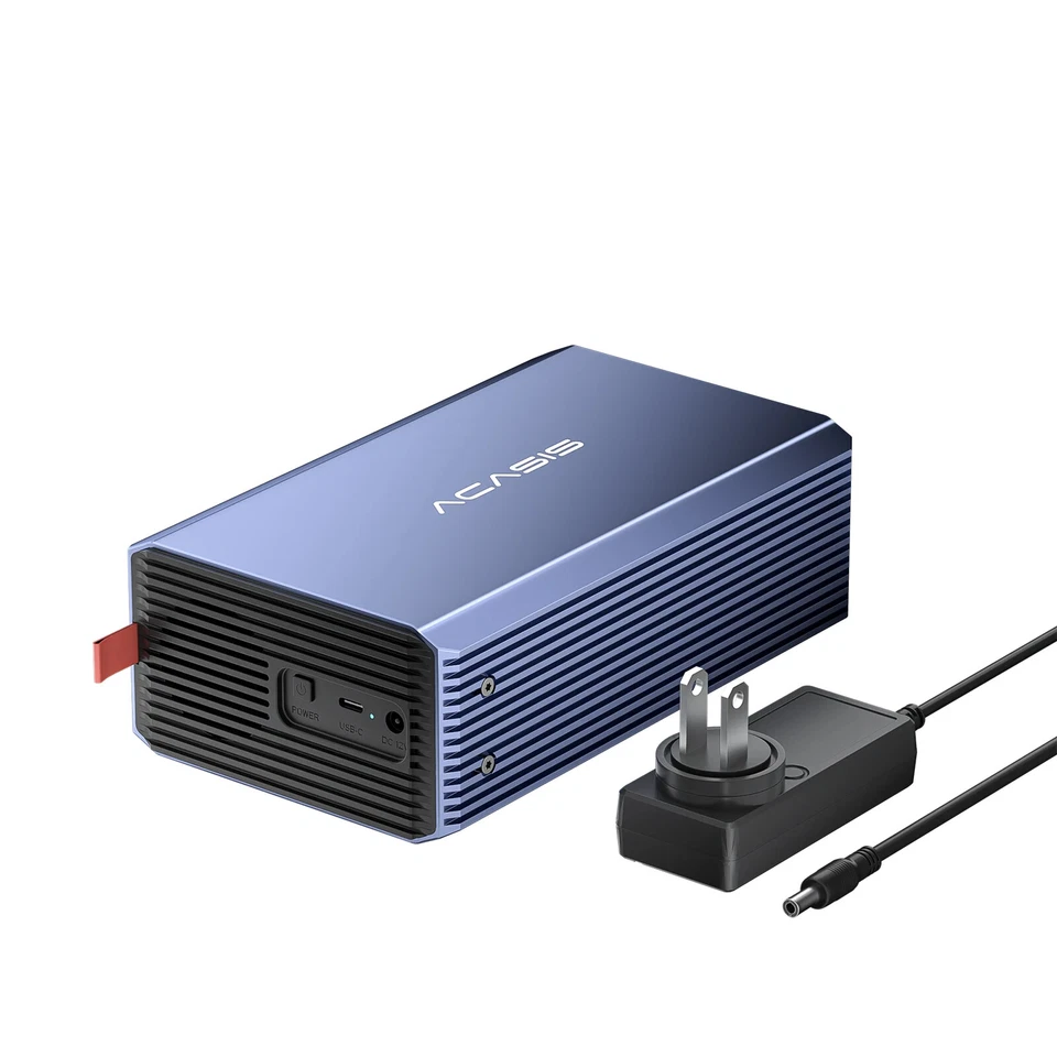 2.5/3.5 Inch Dual Bay External Hard Drive Enclosure Array Cabinet SATA Hard Disk - Image 4 of 4