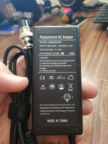 xlr 3 pin female connector 24 V 1.5amp Electric Bike Charger - Picture 4 of 4