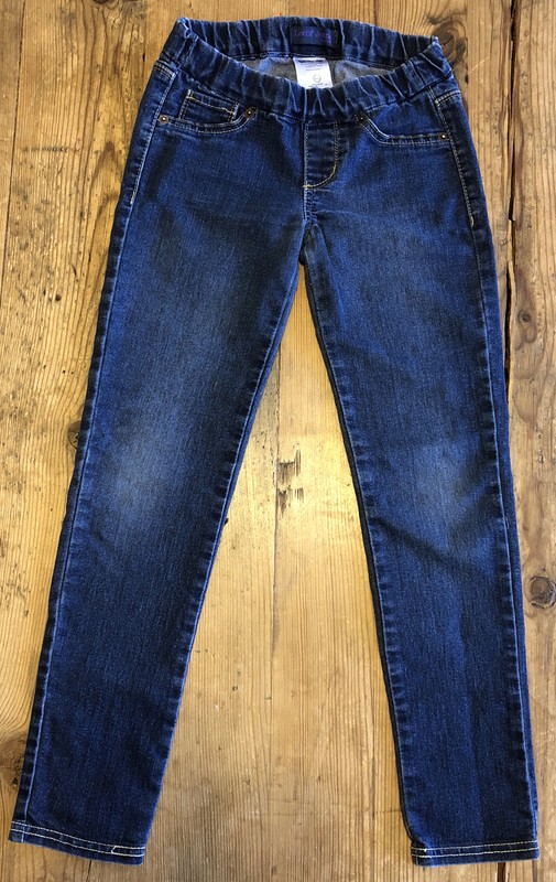 LEVI’S Size 8 Girls Cotton Blend Blue Jeggings Jean Leggings