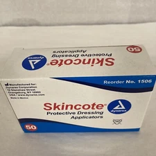 Skincote 1506 Protective Dressing Barrier Wipes 50 Count Exp 2026-12