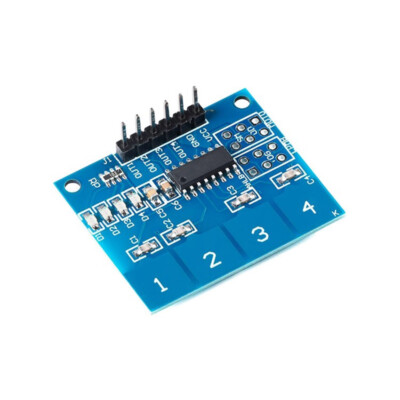 TTP224 4 Channel Digital Touch Sensor Module Capacitive Touch Switch Button New