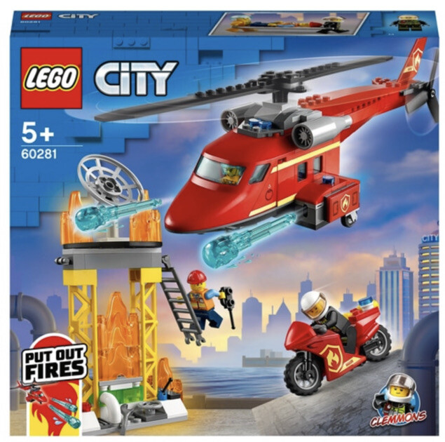 LEGO City Fire Rescue Helicopter and Motorbike - 60281