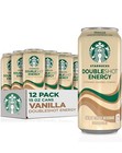 Starbucks, Doubleshot Energy Coffee, Vanilla, 15 Fl Oz (Pack of 12)