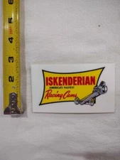Iskenderian Camshafts Vintage Reproduction Vinyl Sticker Hot Rod Gasser RatRod