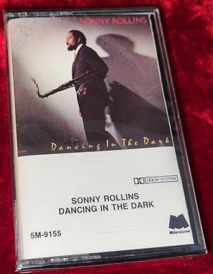 RARE 1987 SONNY ROLLINS DANCING IN THE DARK SEALED CASSETTE MILESTONE JAZZ BOP