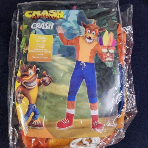Crash Bandicoot Halloween Costume Cosplay PlayStation Xbox Nintendo - Picture 1 of 8