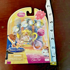 Disney Beauty  The Beast Miniature Tea Set Play Set Collectible 2010 NIP