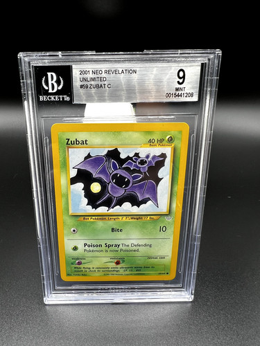 Zubat (1st Edition) graded BGS 9 for sale on eBay