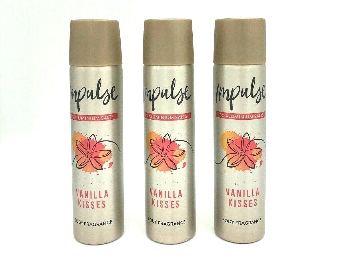Impulse Vanilla Kisses Deospray 3er Pack X 75 Ml online kaufen