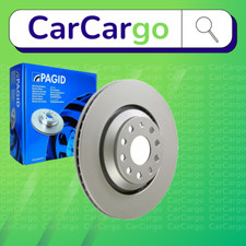 Pagid Vented Front Brake Discs Pair For VW Golf 2.0 R 2013-2016 310 mm