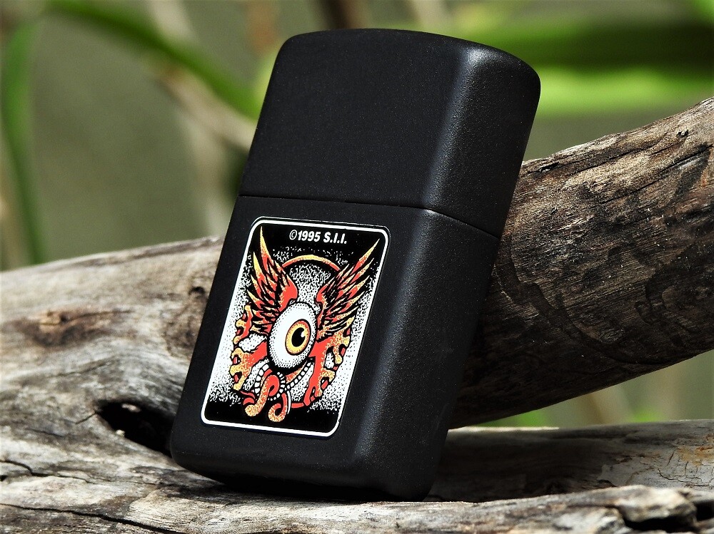 Stanley Mouse Flying Eyeball Zippo Lighter - The Grateful Dead