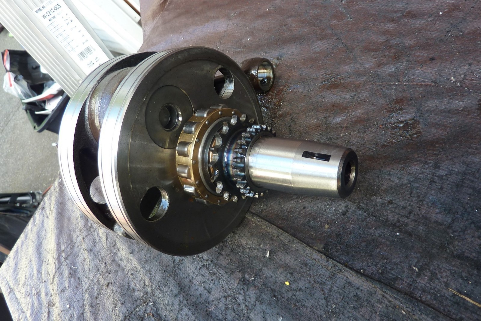 Crankshaft & connecting rod KLR650 Kawasaki 01 8907 B16 eBay