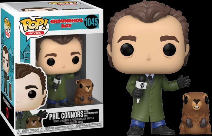 Día De La Marmota: Phil Con Punxsutawney Phil Funko ¡Pop! Vinilo