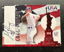 2006-7 USA Baseball Signatures Jersey Black Greg Peavy #40 130/295