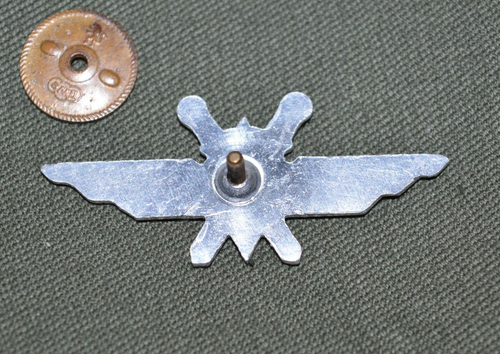 Bulgarian military parachutist Airborne Excellent paratrooper silver Badge - Picture 2 of 2