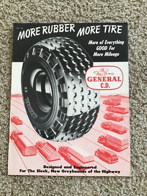 1949 General tires,  original sales folder for all makes of trucks.