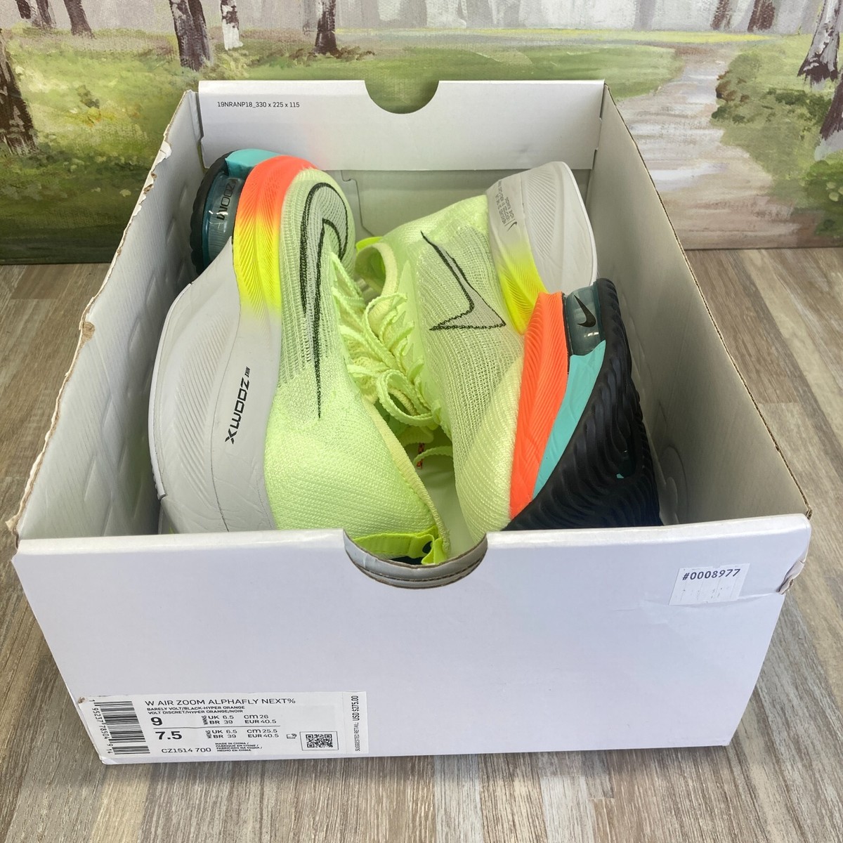 Nike Air Zoom Alphafly Next% Barely Volt CZ1514-700 Women's