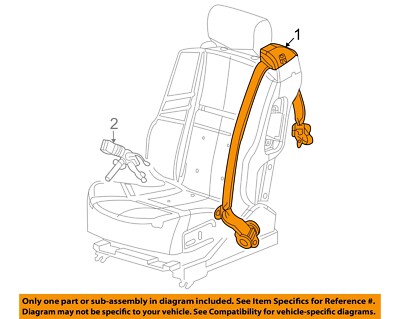 GM OEM 07-09 SRX Restraint Systems Front Seat Belts-Retractor Assy 19150454
