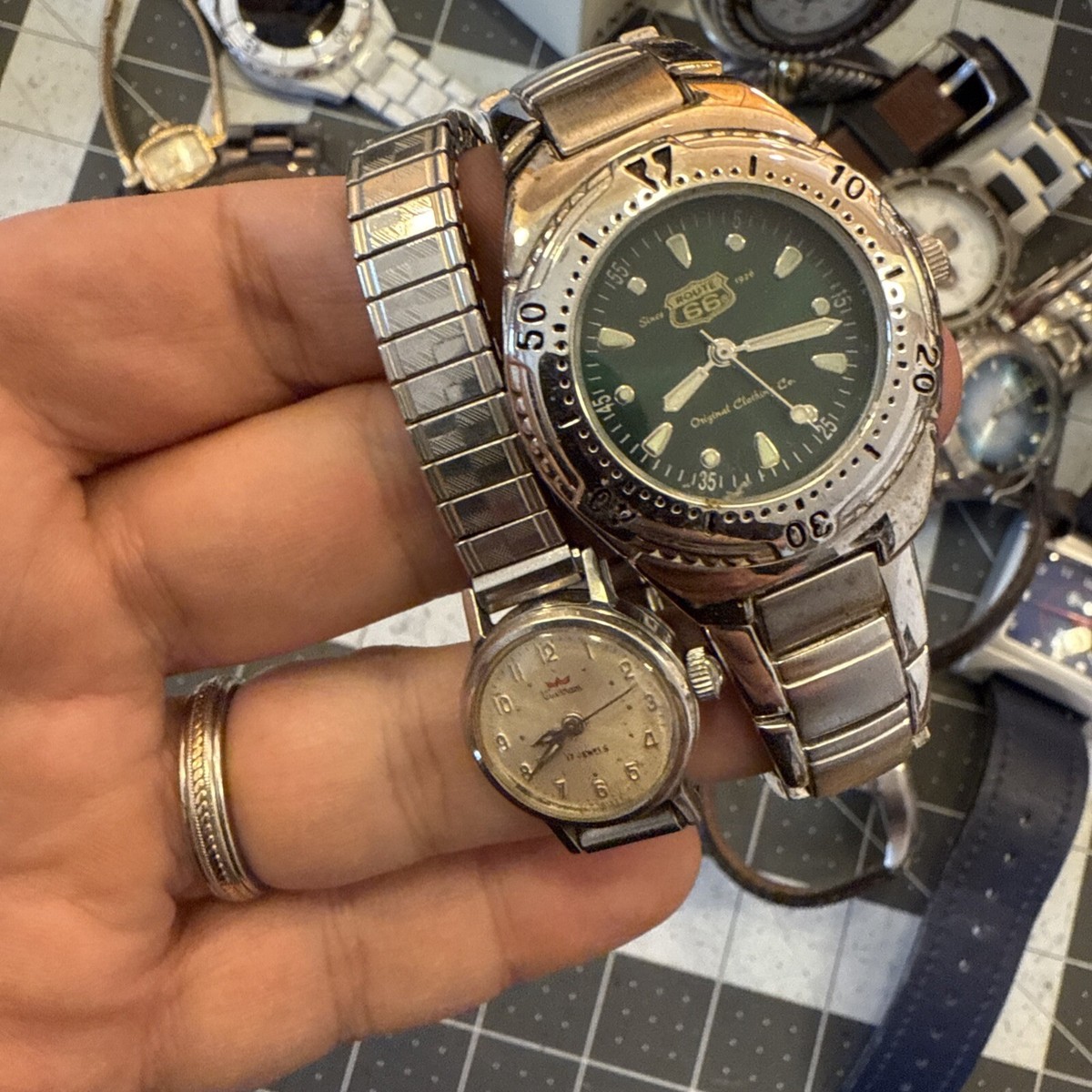 Anne Klein Charm Watch Timex Expedition Garmin Relic Benrus 