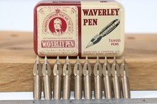 Vintage MacNiven & Cameron Waverley Brass Dip Pen Nibs x 10