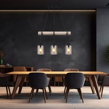 Lampada A Sospensione LED Dimmerabile | 150cm Nero | Per Soggiorno, Cucina O Ufficio | Moderna Ed Elegante - Foto 10