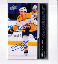 FREDERIC ALLARD autographed '21/22 NASHVILLE PREDATORS 