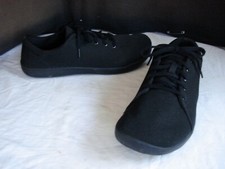 WHITIN Minimalist Barefoot Black Sneakers Wide Fit Zero Drop EUR45 US Men's 11