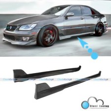 1pair For 01-05 IS300 ALTEZZA Side Skirt TRD Style Urethane Rocker Splitters Lip