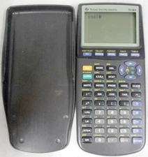 Texas Instruments TI-83 Scientific Handheld Graphing Calculator w/ Cover!