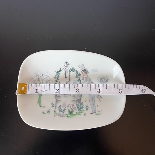 Vintage Rosenthal Germany Studio Linie Schmuck Schale Brautpaar Hochzeit Geschenk - Bild 6 von 7