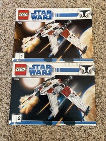 LEGO Star Wars V-19 Torrent 7674 Bulk Lot with Instructions
