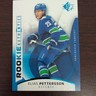 Elias Pettersson 2025-26 SP Upper Deck Rookie Authentics Blue Color Match  #127