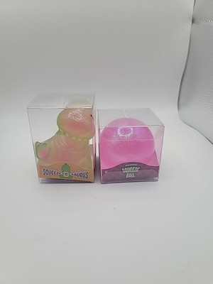 PINK Ball And Dinosaur Fidget Stress Toy Squishy  NEW USA