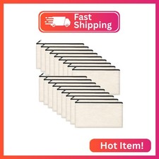 Legigo 20 Pack Blank Canvas Bag Zipper Pouch Makeup Bags Bulk - Multi-Purpose Ca