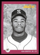 Ken Griffey Jr. #112 Prices | 1991 Studio | Baseball Cards