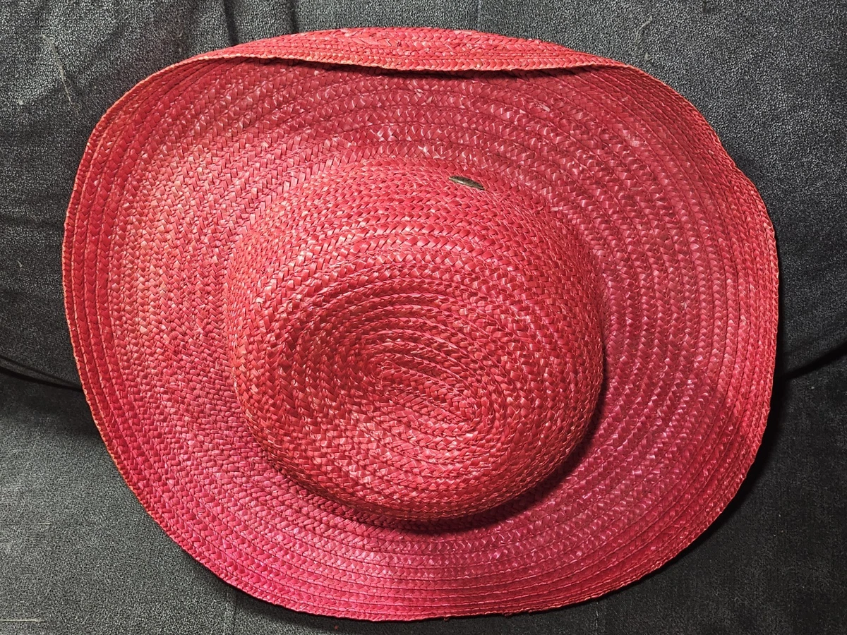 Scala Collection Red Woven Hat Vtg Scala Womens One Size Hat Red 100% Wool | Mercari main image 2