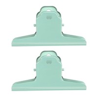 2 StüCk Xxl-BüRoklammern, 9,9 Cm Metall-Chipclips FüR Dokumente, GrüN